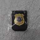1 PC Police Badge Pretend Play Toys Set with Chain and Belt Clip for Kids Dress Up Game, Detective Role Play