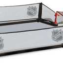 Franklin Sports Kids Knee Hockey Rink Game Set - Indoor Mini Hockey Goals + Kids Sticks Set for Floor + Rug - 36" x 24"