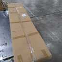 7 ft. Tall Clear Plastic Partition White 3 Panel