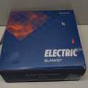 Bedsure Heated Blanket Throw Blanket - Fast Heating Electric Blanket, Soft Flannel Heated Throw with 4 Time Settings, 6 Heating Settings, Warm Gifts for Grandma & Grandpa & Seniors (50“x60”, Grey)