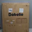 Babelio Baby Gate for Stairs, Kitchen & Doorways, No Bottom Bar| One-Handed Operation| Auto-Close| Hardware Mount (Drill Needed) Safety Dog/Pet Gate (Black - B17, 26-43" W, 28" H)