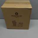 12 oz Coffee Cups with Lids, 60 Pack Insulated Corrugated Paper Cups, Disposable Coffee Cups for Water, Juice, Coffee (Black 12 oz)