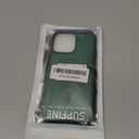 SUPFINE Magnetic for iPhone 14 Pro Max Case(Compatible with MagSafe)(Military Grade Drop Protection) Slim Translucent Matte Shockproof with Anti-Fingerprint Phone Case, Forest Green