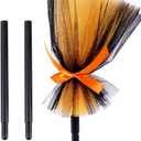 VALICLUD Halloween Witch Broom Props Kids Witch Broomstick Halloween Broomstick Costume Accessories Cosplay Accessories