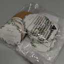 100Pcs Wedding Favors for Guest Cork Coaster Gifts Bulk Eucalyptus Leaves Coasters with Organza Bags Newlyweds Thank You for Celebrating with Us Party Decor for Wedding Bridal Shower Party Supplies (Sage Green)