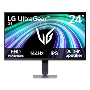 LG 24G414B-B 24-inch Ultragear IPS 1080p 144Hz 1ms G-Sync Gaming Monitor