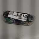 Wide Purse straps Crochet Flower replacement crossbody for Handbag Adjustable Embroidery Knit Guitar Shoulder strap (Black Gesang Flower)