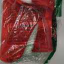 Personalized Christmas Stockings with Initials, 20 Inches Large Red Monogram Velvet Christmas Stocking with Super Soft Plush Cuff for Family Holiday Party Gifts, Xmas Tree and Fireplace Decor(A)