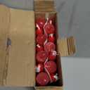 WPONSZU 14 Pack Tall Red Taper Candles 10 Inch Unscented Dripless Candlesticks for Christmas,Valentine's Day,Dinner,Party,Brithday,Wedding and Home Decoration - 8 Hour Burn Time.