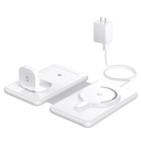 Magnetic Wireless Charger for iPhone: 3 in 1 Travel Charging Station for Apple Devices for iPhone 17 Air 16 15 14 13 12 Pro Max Plus - Foldable Charging Pad for Apple Watch Series & Airpods 4 3 2 Pro