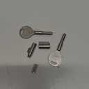 Glass Door Locks Sliding Round Lock for Glass Thickness 0.12"-0.23" for Commodity Display Collection cabinets Mobile Door Lock Jewelry Cabinet