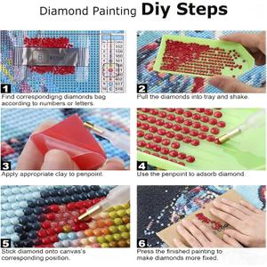 DIYDECORFUN Bunny and Egg Diamond Art Painting Kits for Adult Beginners,5D Full Drill Diamond Dots Paintings Happy Easter Picture Gem Art Rhinestone Crafts Home Wall Decor Gift 12x16 inch