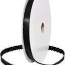Morex Ribbon Picot Ribbon, 3/8" x 40 yd, Black
