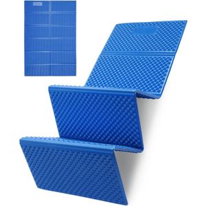 Camping Foam Sleeping Pad Lightweight Closed Cell Folding Camping Mat Moisture-Proof Camping Mattress Portable for Outdoor Hiking Mountaineering Blue