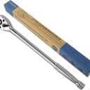 1/2-Inch Drive Ratchet Wrench, 1/2 Ratchet Wrench Long Handle, Socket Wrench, 72-Tooth Quick-release Reversible Cr-Mo Head, Chrome Steel Made - 20''51cm