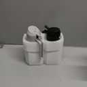 TrendPlain 16oz/470ml Glass Olive Oil Sprayer for Cooking  2 in 1 Olive Oil Dispenser Bottle for Kitchen Gadgets and Air Fryer Accessories, Salad, BBQ - Black & Ash