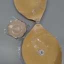 Invisible Strapless Sticky Bra Push up for Women, Ultra Adhesive Bra for Backless Dress, Cleavage Bra Lift Novelty Bras (B Cup, Light Beige)