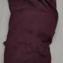 Amazon Essentials Men's Fleece Open Bottom Sweatpant  (Large, Burgundy)