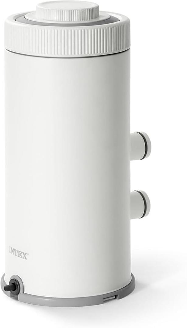 INTEX C530 Cartridge Filter Pump for Above Ground Pools: 530 GPH Pump Flow Rate - Auto Timer - HydroAeration Technology - Includes Type A Filter Cartridge - Turnover Rate/System Flow 475 GPH