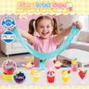 Alritz Making Miniature Food Toys Set, Mini Desserts Drinks Maker Craft Kit, DIY Simulated Strawberry Cake Pretend Play Food Set for Kids Teens Adults Ages 8 9 10+, Birthday Party Gift