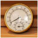 Sauna Thermometer 2 in 1 Thermometer Hygrometer for Sauna Room, Sauna Accessories for Any Barrel or Infrared Steam Saunas