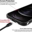 [3 in 1 Case for iPhone 12 Pro Case Cow Print Pattern Black White Design Tire Texture Non-Slip + Soft TPU Bumper Anti-Slip Ultra Thin Cover Protective Shockproof Case for iPhone 12 Pro