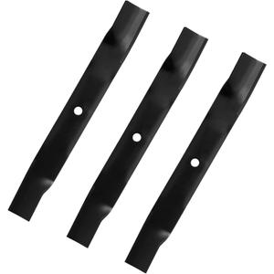 (3PCS) 115-2454-03 115-9650-03 High Lift Blades - Replace OEM 115-4999 115-4999-03 - Fits Toro TimeCutter HD Titan ZX5400 ZX5420 MX5400 Exmark Quest E-Series S-Series Lawn Mower - For 54 Inches Deck