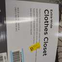 Whitmor 60-inch Extra-Wide Clothes Closet, 60 with White Cover