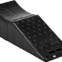 VEVOR 1Piece Vehicle Ramp 20000 lbs/9 Ton Capacity Car Service Ramp, Effortlessly Lift 5.5" High, Durable Nonslip & Portable, for Routine Tire Replacement Repairs, Work with Tandem Wheel Vehicles