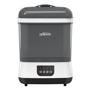 Dr. Brown's All-in-One Sterilizer and Dryer for Baby Bottles, Parts and Other Newborn Essentials, Gray