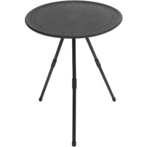FRCOLOR Portable Adjustable round Folding Table Small Outdoor Camp Table, 48.00X38.00X38.00CM