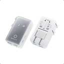 Anker Nano Travel Adapter, 5-Port Power Adapter with 1 AC, 2 USB-A, and 2 USB-C Ports, Smart Temperature Control, Compatible with Over 200 Countries, Not a Voltage Converter, Ideal for Travel (1-Pack) (White)