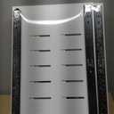 2 Pack Pull Out Cabinet Organizers 21"Deep with Raising Pad for Framed Cabinets,Expandable Slide Out Drawers Upgrade 3 Slide Rails,Roll Out Shelves Adhesive,Adjustable Width 12"-20.45" White