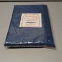 Rectangle Table Cloth Linen Farmhouse Stainproof Waterproof Washable Polyester Oblong Rectangular Fabric Table Cover for Kitchen Dining Dinner (Navy Blue01, 84" x 60" (Rectangular))