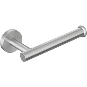 Stainless Steel Toilet Paper Holder Wall Mount Screw-Fixed Bathroom Tissue Rack with Smooth Edges Versatile Vertical Horizontal Installation for Home and Hotel Use