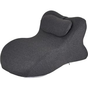 27 Angle Perfect Position Ergonomic Memory Foam Wedge Pillow, Provides Waist and Neck Contoured Support (Dark Gray)