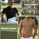 Riyiper 3 Pack Henley Shirts for Men Short Sleeve Raglan M-5XL Regular and Big Tall Tops Casual Summer Basic Tee (XXL)