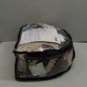 7AM Enfant Car Seat Covers - Cocoon Baby Cover for Boys & Girls, Rain & Snow Repellent, Breathable Windproof, Center Zipper, Universal Fit for Infant Car Seat (0-12M) (Applique Oatmeal)