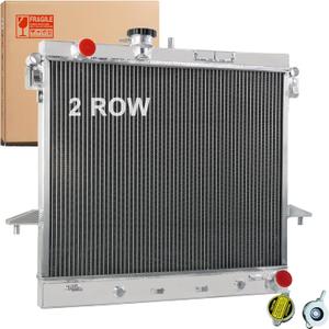 2 Row Aluminum Radiator Fits for 2006-2012 Hummer H3 H3T 2009-2012 Chevy Colorado 2006-2017 GMC Canyon, 2.8L 2.9L 3.5L 3.7L 5.3L