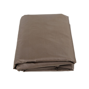 Pioggia Vinyl Tablecloth with Flannel Backing Rectangle  (Linen, 102  x 60 Inch)