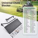 ACS6000ULS Mower Chute Blocker Fit Ferris, Exmark, Gravely, Hustler, Toro, Kubota ZTR, Replaces 088-6003-00 088-5998-50