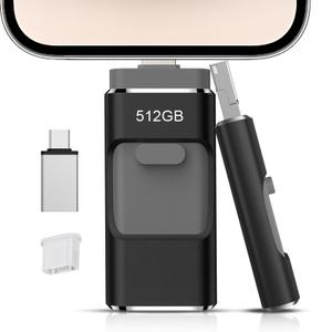 4 in 1 Photo Stick for Phone Memory Storage Easily Backup Photos Videos