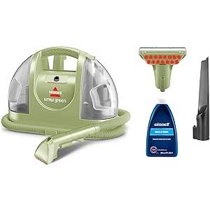 BISSELL Little Green Multi-Purpose Portable Carpet and Upholstery Cleaner, Car and Auto Detailer, with Exclusive Specialty Tools, Green, 4098F