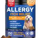 Dog Allergy Chews,is Omega 3 Human,Anti Itch Relief for Dogs Itching Skin Relief and Aller Immune