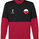 Outerstuff Men's FIFA World Cup Country 1/4 Zip Top, Small