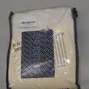 100% Blackout Shield Linen Blackout Curtains for Bedroom, Beige Grommet Curtains for Living Room, Thermal Insulated Room Darkening Drapes for Nursery, Boho Home Decor, 40" W x 45" L, 2 Panels