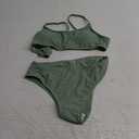 Girl's 2 Piece Swimsuits Solid Spaghetti Strap Bikini Top Bottom Bathing Suits for Teen Girls Swimming Suit Swimwear 10-11