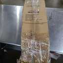 Oversized Rocking Camping Chair, Fully Padded Camp Chairs for Adults with Side Pocket and Cup Holder, Heavy-Duty 400lbs Capacity, Blue & Gray (X-Large/1 PACK)