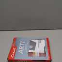 Escali Arti Glass Food Scale Digital Countertop Kitchen, Baking and Cooking Scale with Nutrition and Calorie Counter, 15-Pound Capacity, 9" x 6.5" x .75", Rio Red