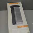 Space Heater with Room Temp Display, 1500W Fast Heating PTC Ceramic Electric Heater for Large Room, 70 Oscillation, Remote, Thermostat, 12H Timer, Quiet for Office and Bedroom